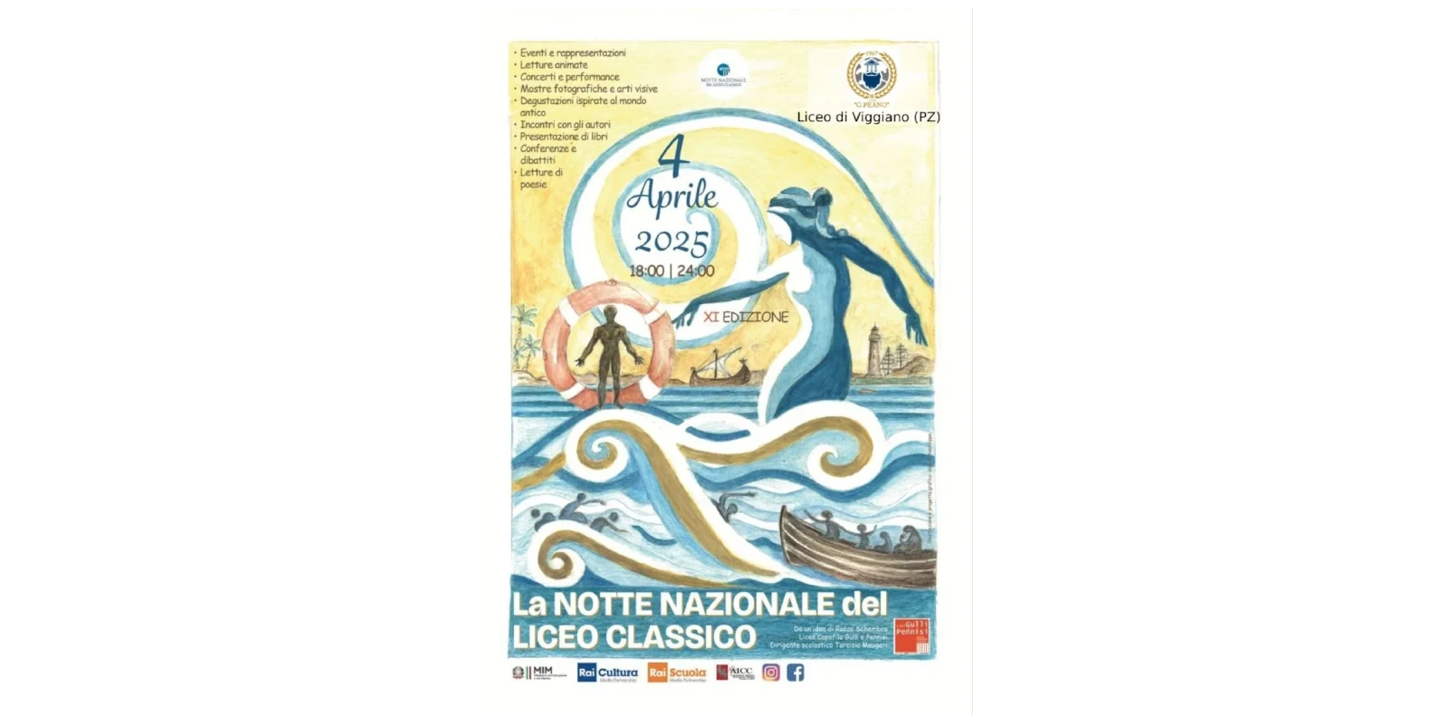 Locandina Notte dei Licei 2025