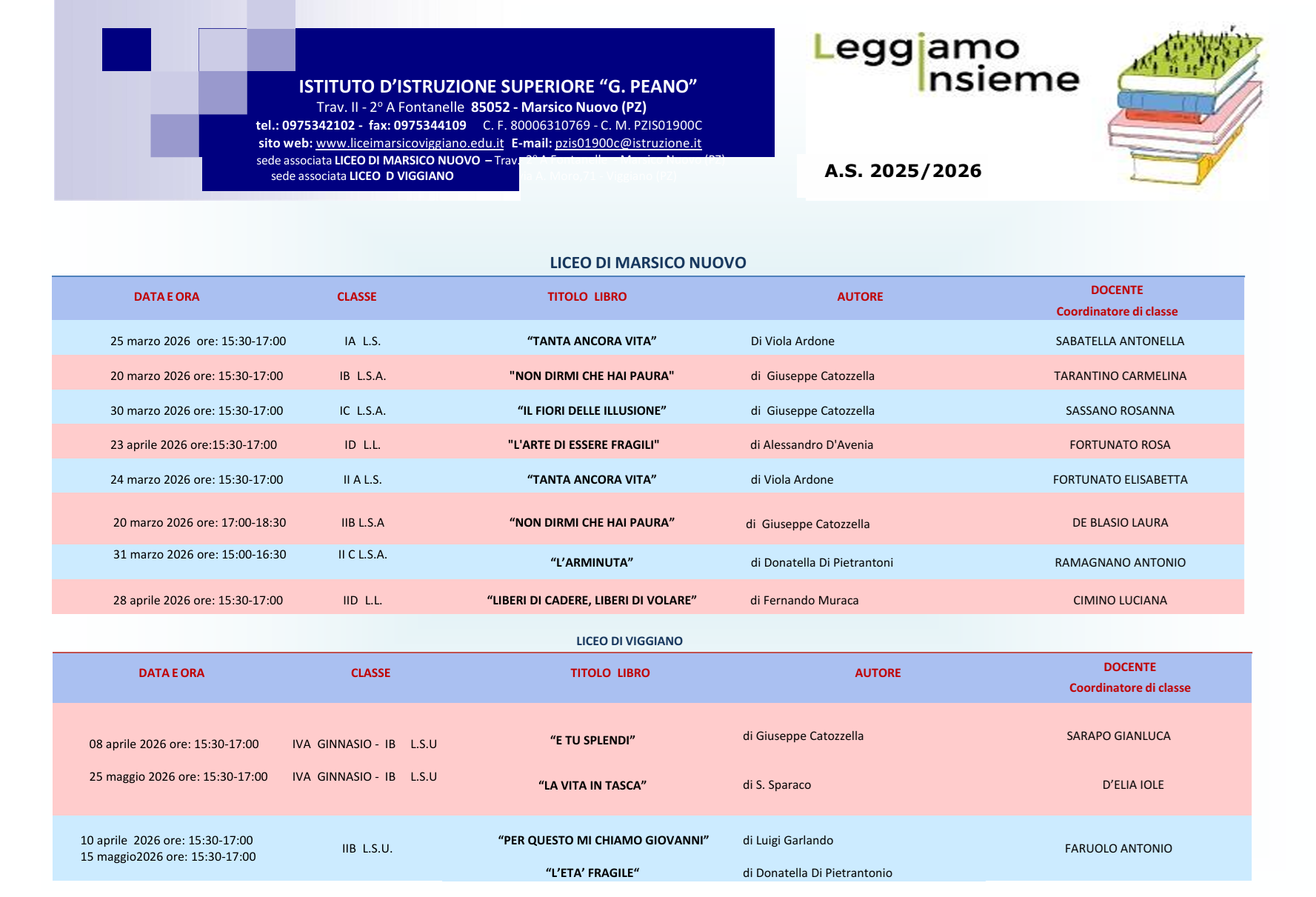 programma evento
