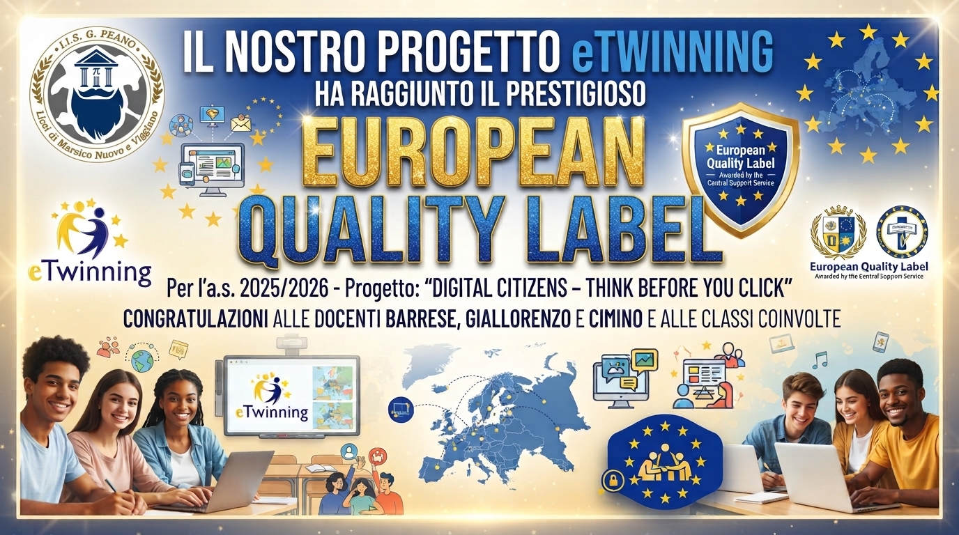 Successo Internazionale per la Nostra Scuola: Certificato di Qualità Europeo eTwinning!